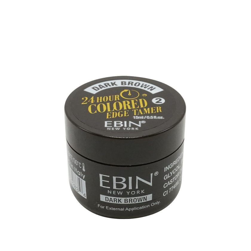 Ebin New York Colored Edge tamer 2 (Dark Brown) 0.5oz