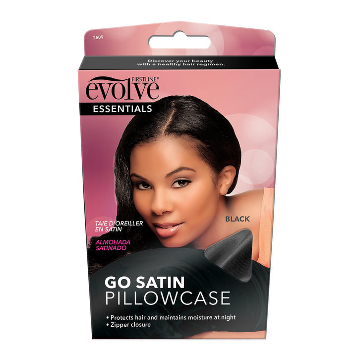 Evolve Satin Pillowcase - Black