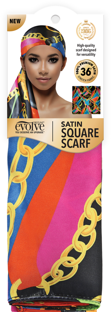 Evolve Satin Square Scarf - Multicolor Status