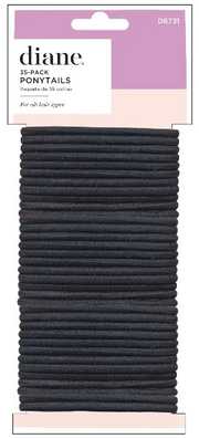 D6731 Ponytails 35-pack Black