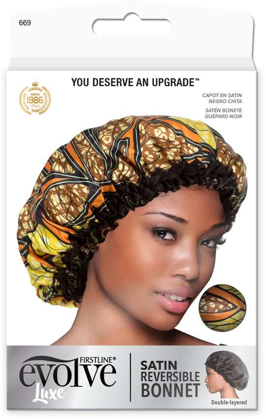 Evolve Sahara Satin Reversible Bonnet