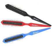D8132 3 Row Wig Brush Asst. Colors