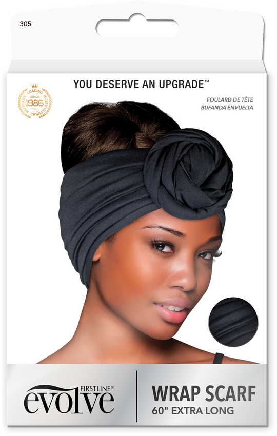 Evolve Wrap Scarf - Black