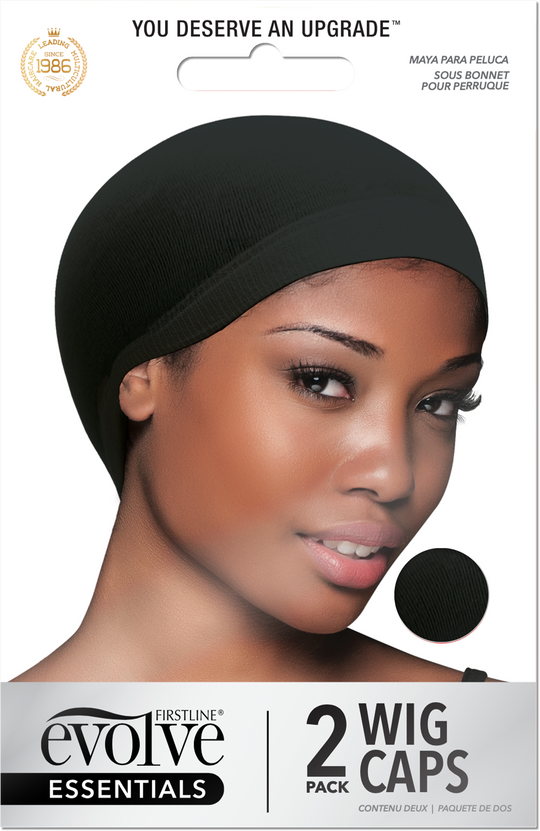 Evolve Wig Cap / 2-Pack - Black