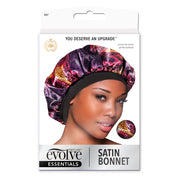 Evolve Satin Bonnet - Purple Snakeskin