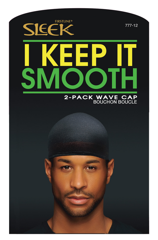 Sleekâ€™ Wave Cap / 2-Pack - Black
