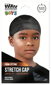 WavEnforcer Stretch Cap / for Boys - Black
