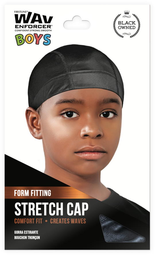 WavEnforcer Stretch Cap / for Boys - Black