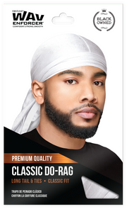 WavEnforcer Classic Durag - White
