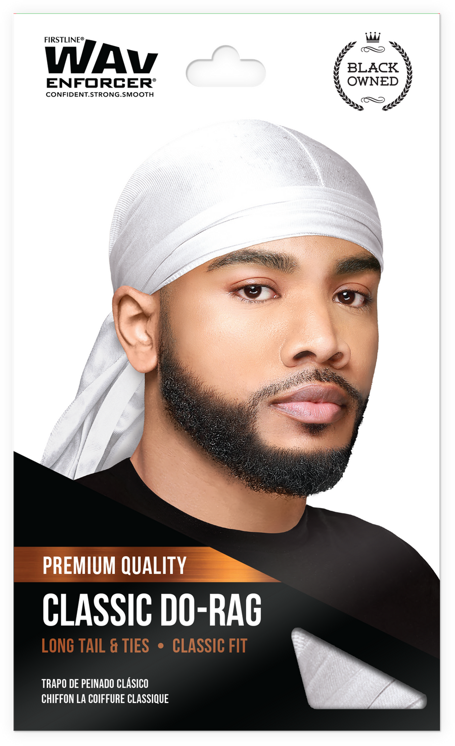 WavEnforcer Classic Durag - White