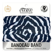 Evolve Bandeau Band / 9in. Half Coverage - Zebra