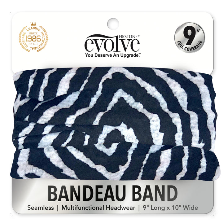 Evolve Bandeau Band / 9in. Half Coverage - Zebra