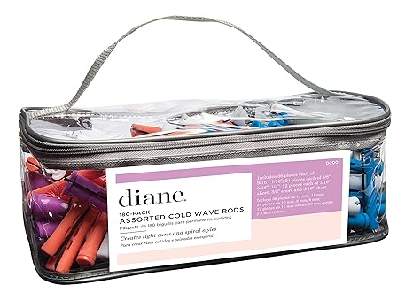 D2001 Cold Wave Rods 180-piece Set in Zipper Pouch