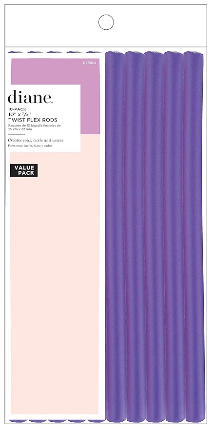 DER002 10 Twist-Flex Rods 78 Purple 10-pack