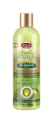 African Pride Olive 2-in-1 Shampoo 12 oz
