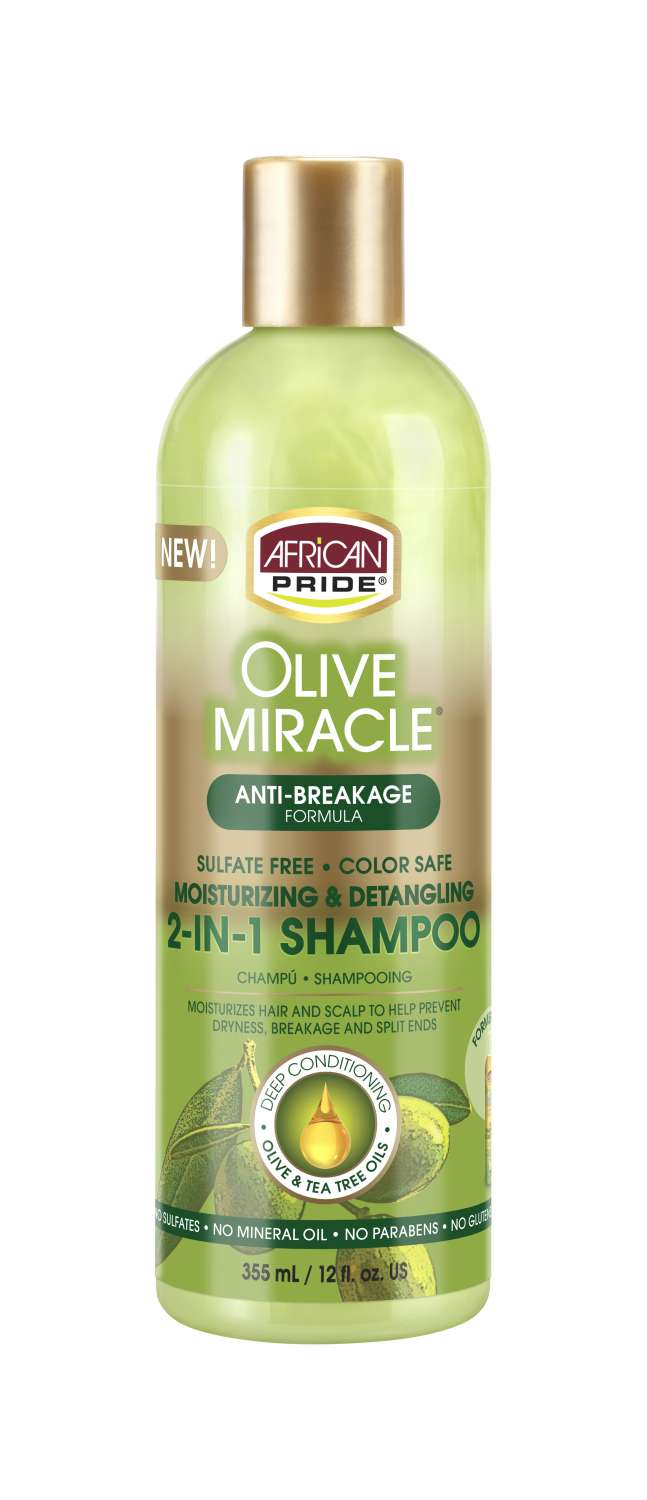African Pride Olive 2-in-1 Shampoo 12 oz