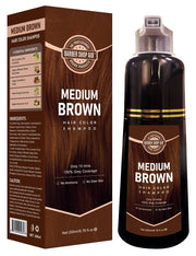 Barber Shop Aid Color Shampoo- Medium Brown 6.76oz