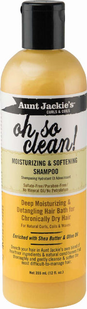Aunt Jackie’s Oh So Clean Moisturizing & Softening Shampoo