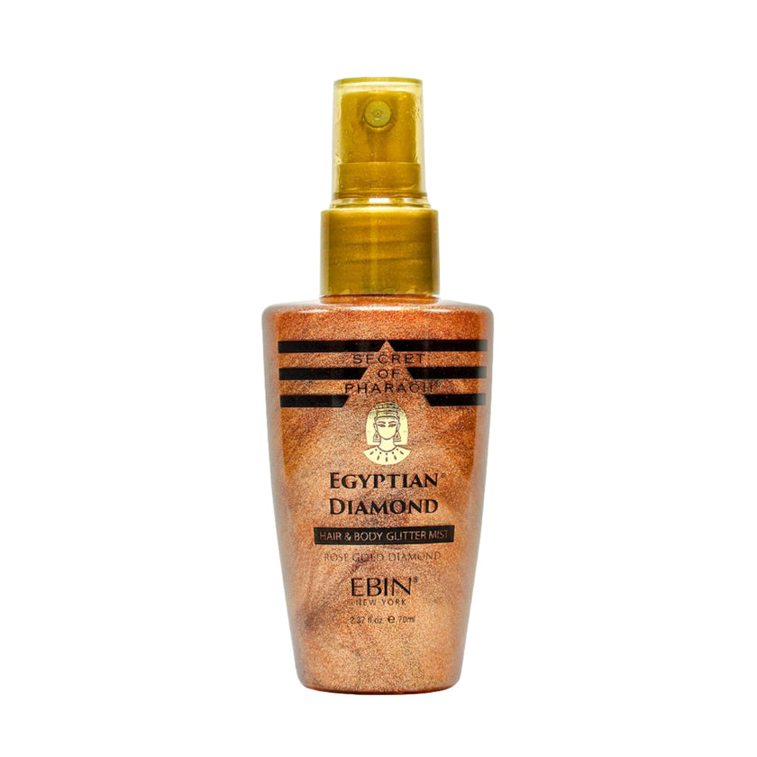 Egyptian Diamond Hair & Body Glitter Mist - Rose Gold Diamond