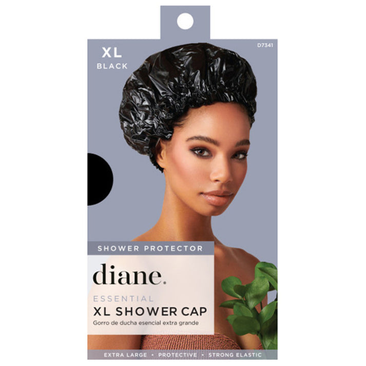 D7341 Essential XL Shower Cap Black