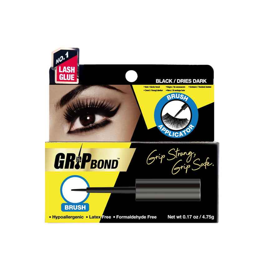 Grip Bond Eyelash Adhesive Brush Black