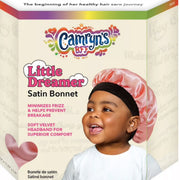 Camrynâ€™s BFF Little Dreamer Satin Bonnet - Soft Pink
