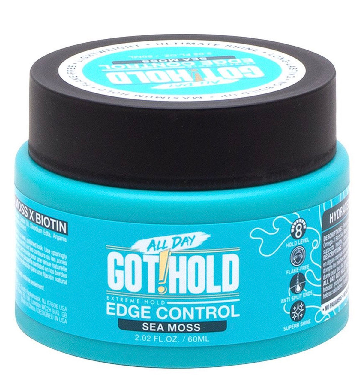 Ebin New York All Day Got Hold Edge Control 02 - Sea Moss 60ml (2.02oz) (AGE60-02)