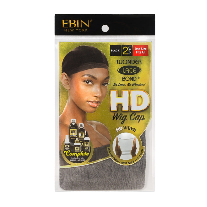 Ebin New York Wonder Lace Bond HD Wig Cap Black (WBC-HD04)