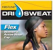 Firstline Dri Sweat Flex Women's Active Wear Cap - Black