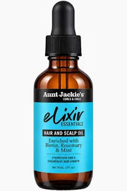 Aunt Jackie's Curls & Coils Elixir Essentials Hair and Scalp Oil - 2 oz