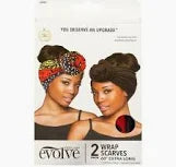 Firstline Evolve Wrap Scarves 2-Pack - Tribal & Black