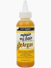 Aunt Jackie's Repair My Hair Argan Natural Growth Oil Blend - 4 fl oz