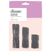 D475 Hair Pins 40 - 13⁄4", 30 - 21⁄2", 30 - 3" Black