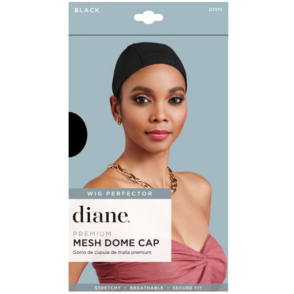 D7373 Premium Mesh Dome Cap Black