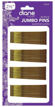 D459 21⁄2" Large Bobby Pins 40-pack Bronze