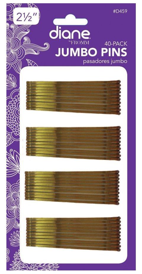 D459 21⁄2" Large Bobby Pins 40-pack Bronze