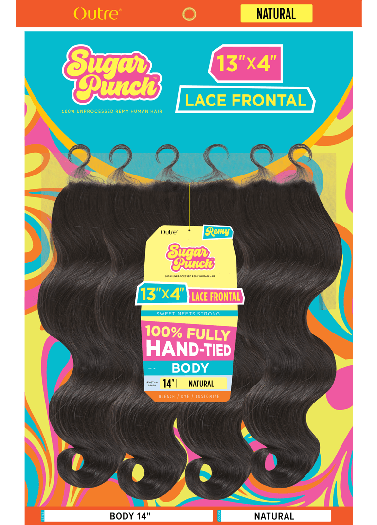 Outre SugarPunch 13X4 Hd Body 12" Lace Closure #Natural