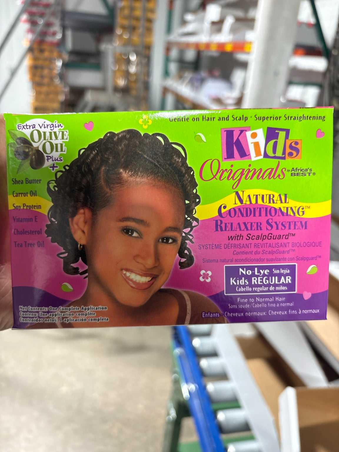 Kids Originals Natural Conditioning Relaxer System with ScalpGuard No-Lye Regular