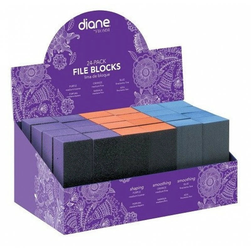D970 Nail Block Display 24-pack (8 each D971, D972 and D973)