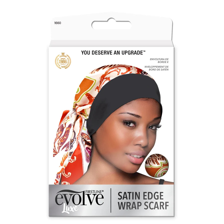 Evolve Satin Moroccan Edge Scarf